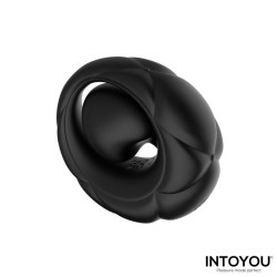 Torus Anneau Vibrant avec Boule Clitoridienne et Télécommande USB