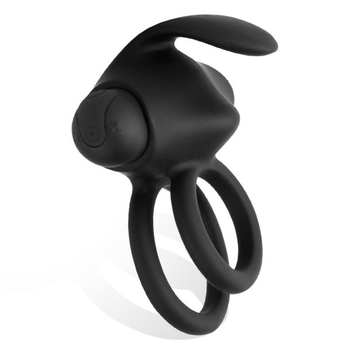 Reerin Anneau Vibrant USB Double Contrôle à Distance USB Silicone