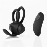 Reerin Anneau Vibrant USB Double Contrôle à Distance USB Silicone