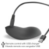 Reerin Anneau Vibrant USB Double Contrôle à Distance USB Silicone