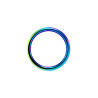 Rainbow Ring, cockring métal irisé 4,7cm
