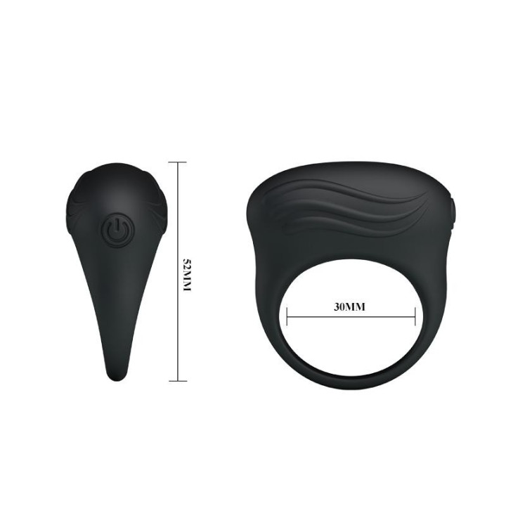 Bertram, cockring vibrant en silicone