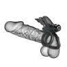 Passionate Ring IX, cockring double anneau vibrant et stimulateur clitoris