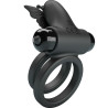 Passionate Ring IX, cockring double anneau vibrant et stimulateur clitoris