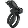 Passionate Ring IX, cockring double anneau vibrant et stimulateur clitoris