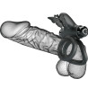 Passionate Ring IX, cockring double anneau vibrant et stimulateur clitoris
