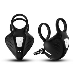 Anneau Vibrant Ajustable pour Pénis et Testicules
