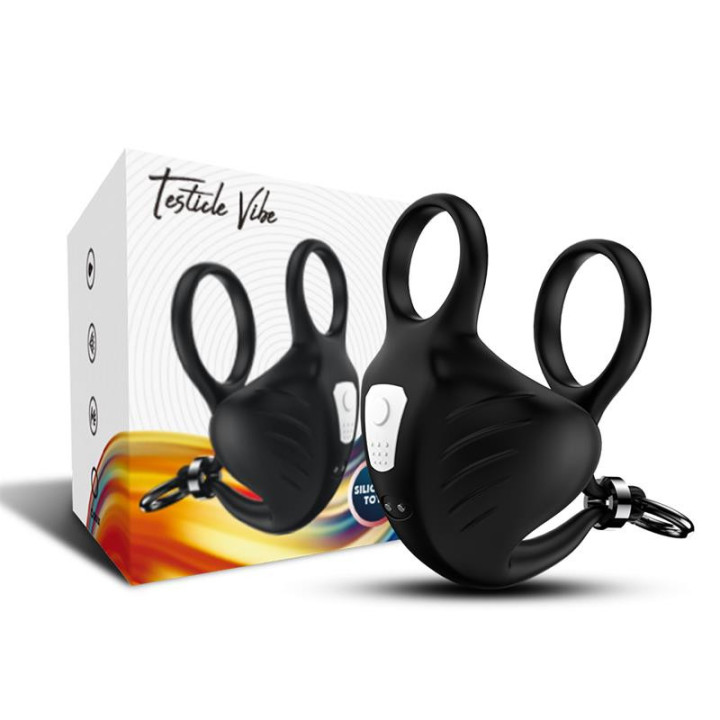 Anneau Vibrant Ajustable pour Pénis et Testicules