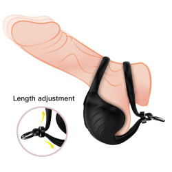 Anneau Vibrant Ajustable pour Pénis et Testicules