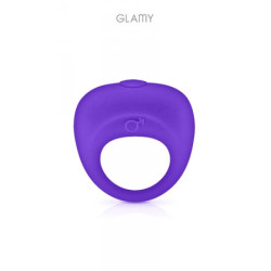 Glamy vibrating cockring purple