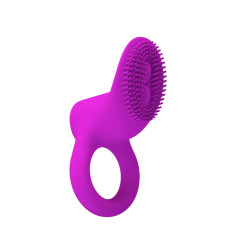 Cobra, cockring vibrant avec stimulateur de clitoris