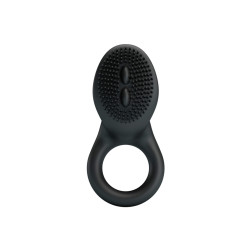 Cobra, cockring vibrant avec stimulateur de clitoris