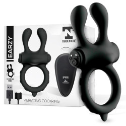 Earzy Anneau Vibrant avec Télécommande USB Magnétique Silicone