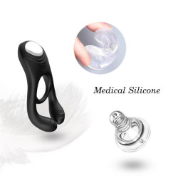 Anneau Vibrant pour Pénis et Testicules