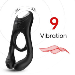 Anneau Vibrant pour Pénis et Testicules