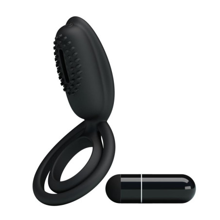 Pretty Love Anneau Vibrant Esther Couleur Noir