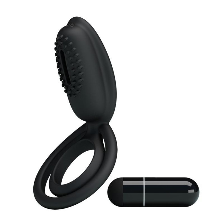 Pretty Love Anneau Vibrant Esther Couleur Noir