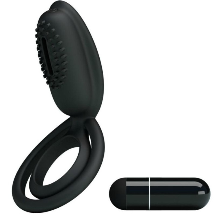 Pretty Love Anneau Vibrant Esther Couleur Noir