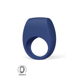 Lelo Tor 3 bleu, cockring vibrant connecté