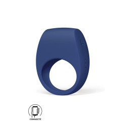 Lelo Tor 3 bleu, cockring vibrant connecté