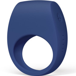 Lelo Tor 3 bleu, cockring vibrant connecté