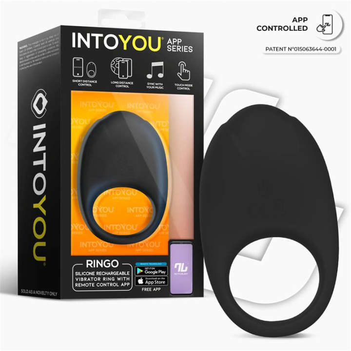 Ringo Anneau Vibrant avec APP Unibody Noir