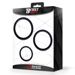 Set de 3 Anneaux pour le Pénis Silicone S, M et L