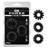 Kit de 3 Anneaux Pénis Gear Up Noir