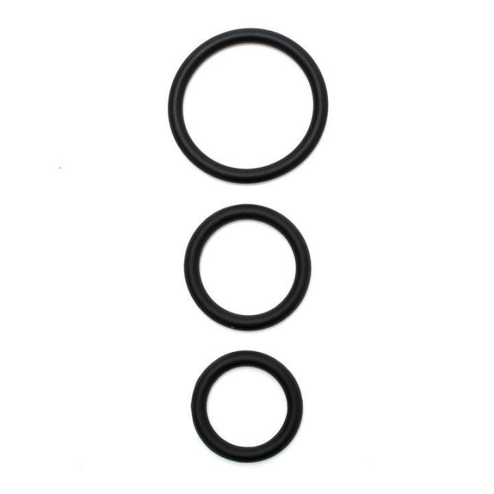 Set de 3 Anneaux pour Pénis en Silicone
