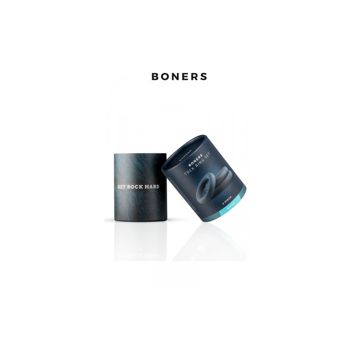 Kit de 3 anneaux de pénis - Boners