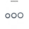 Kit de 3 anneaux de pénis - Boners