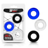 Set de 3 Anneaux pour le Pénis 3 Couleurs 1,6 cm