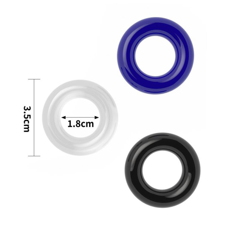 Pack de 3 Anneaux pour le Pénis Power Plus