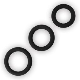 Pack de 3 Anneaux pour le Pénis Power Plus Noir