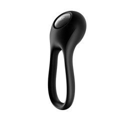 Anneau pour le Pénis Majestic Duo USB Noir