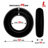 Set de 3 Anneaux pour le Pénis Flexibles Noirs