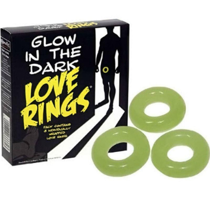 Pack de 3 Anneaux Fluorescents pour le Pénis