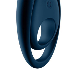 SATISFYER - VIBRATEUR  ANNEAU GLORIOUS DUO BLEU