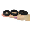 Pack de 3 Anneaux pour le Pénis Power Ring Noir