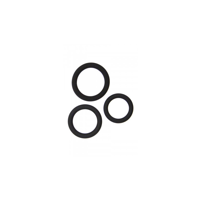 Set 3 cockrings silicone - Litolu