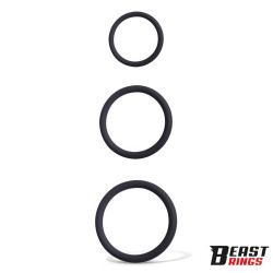 Set de 3 Anneaux pour le Pénis Silicone S, M et L