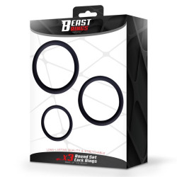 Set de 3 Anneaux pour le Pénis Silicone S, M et L