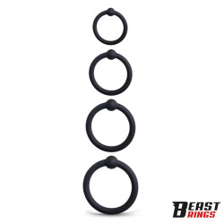 Set de 4 Anneaux pour le Pénis Silicone