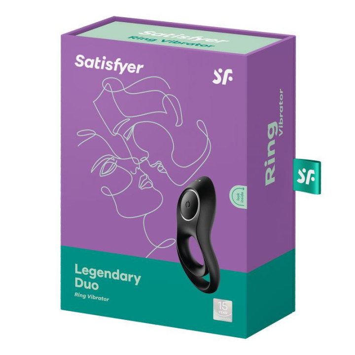 Anneau pour le Pénis Legendary Duo USB Noir