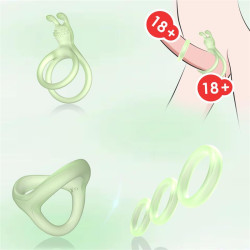 Set d'Anneaux pour le Pénis qui Brillent dans l'Obscurité