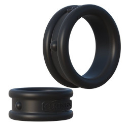 Set de 2 Anneaux pour le Pénis Noir