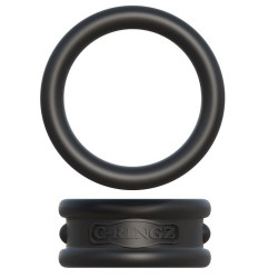 Set de 2 Anneaux pour le Pénis Noir