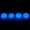 Set Lumino Play 4 Anneaux pour le Pénis Lumière Bleue
