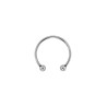 Torc, anneau de gland ouvert en métal 4cm