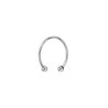 Torc, anneau de gland ouvert en métal 4cm